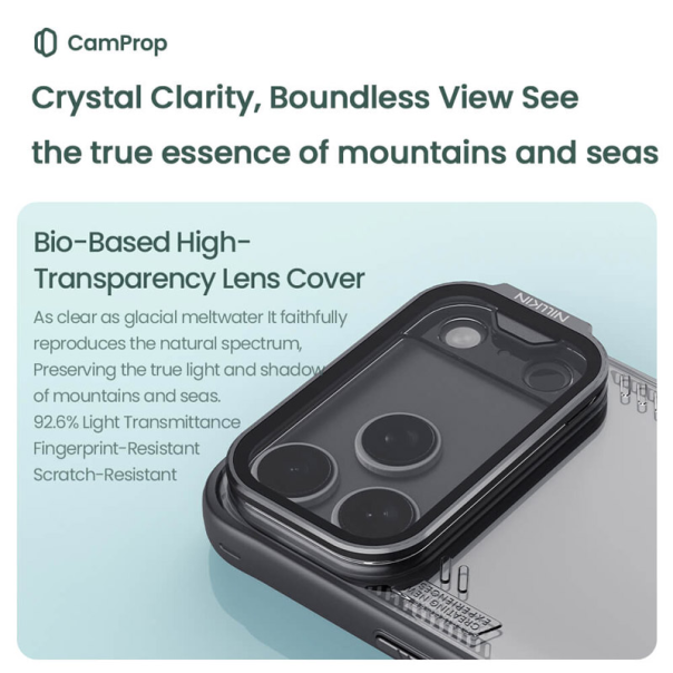 Maska za iPhone 17 Pro Max Nillkin Iceblade Prop crna (sa otvorom za kameru) - 622130