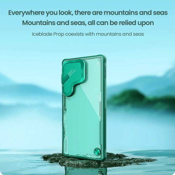 Maska za Samsung S25 Ultra/ S938B Nillkin Iceblade Prop zelena - 615750