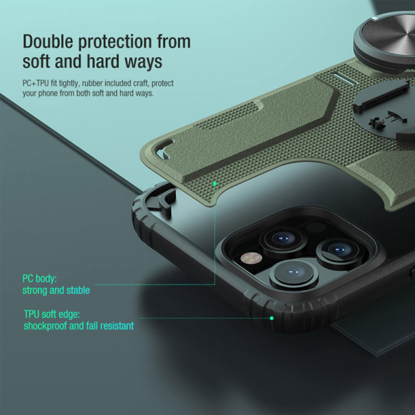 Maska za iPhone 12/ 12 Pro zelena Nillkin Medley - 046212