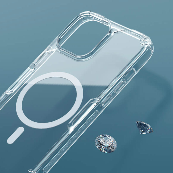 Maska za iPhone 15 Plus Nillkin Nature Pro Magnetic bela - 603689