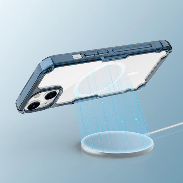 Maska za iPhone 15 Plus Nillkin Nature Pro Magnetic plava - 604102