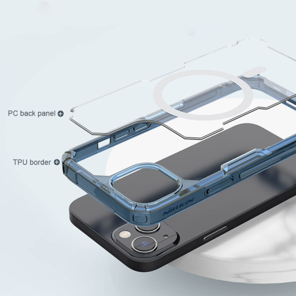 Maska za iPhone 15 Plus Nillkin Nature Pro Magnetic plava - 604102