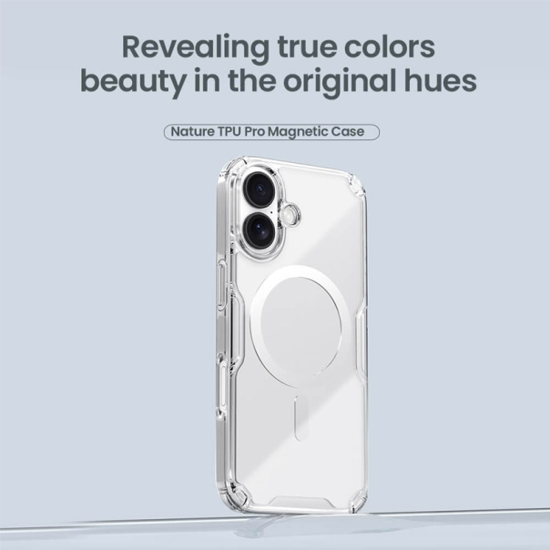 Maska za iPhone 17 Nillkin Nature Pro Magnetic bela - 620491