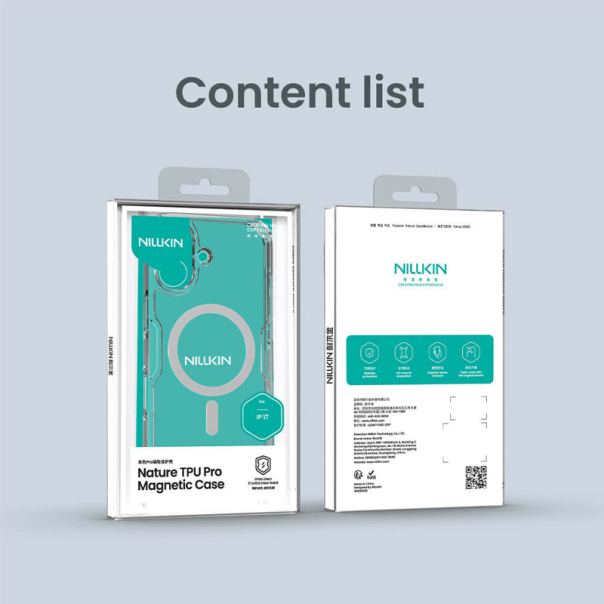 Maska za iPhone 17 Nillkin Nature Pro Magnetic bela - 620491