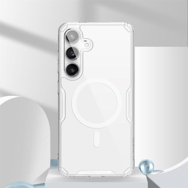 Maska za Samsung S24/ S921B/ S25/ S931B Nillkin Nature Pro Magnetic bela - 607659