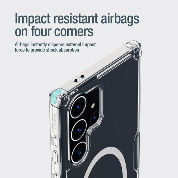 Maska za Samsung S24 Ultra/ S928B Nillkin Nature Pro Magnetic bela - 607661