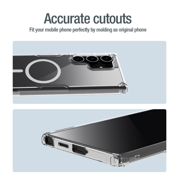 Maska za Samsung S24 Ultra/ S928B Nillkin Nature Pro Magnetic bela - 607661