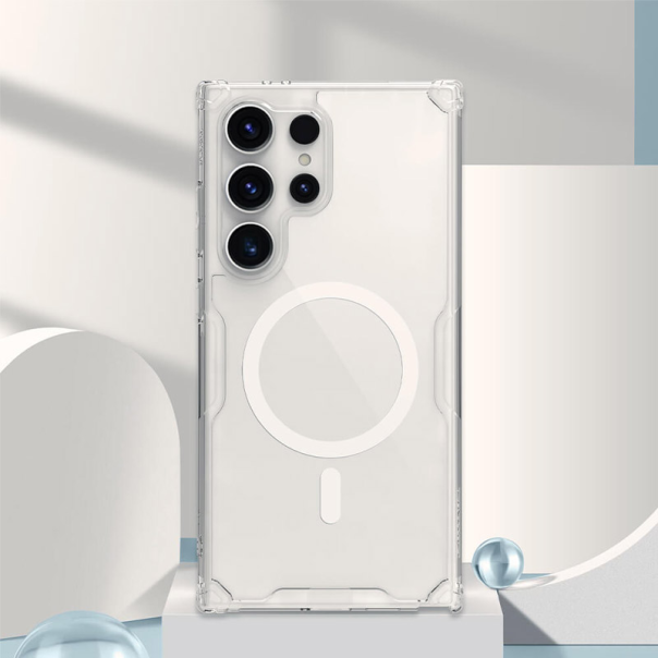 Maska za Samsung S24 Ultra/ S928B Nillkin Nature Pro Magnetic bela - 607661