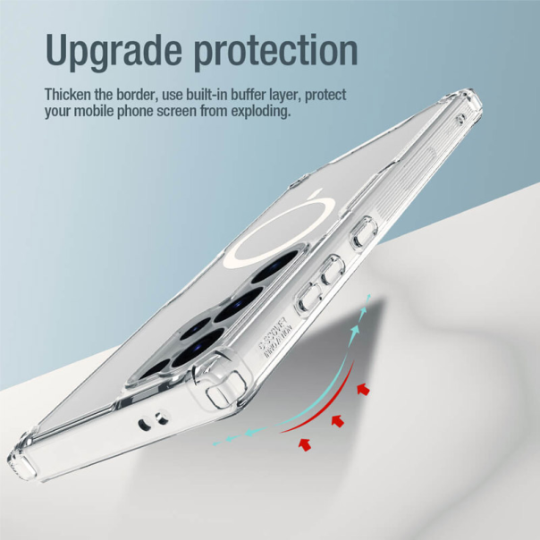 Maska za Samsung S24 Ultra/ S928B Nillkin Nature Pro Magnetic bela - 607661