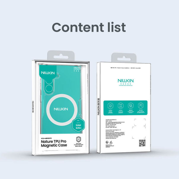 Maska za Samsung S25 Plus / S936B Nillkin Nature Pro Magnetic transparent - 615760