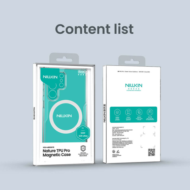 Maska za Samsung S25 Ultra / S938B Nillkin Nature Pro Magnetic transparent - 615761