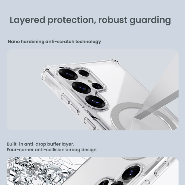 Maska za Samsung S25 Ultra / S938B Nillkin Nature Pro Magnetic transparent - 615761