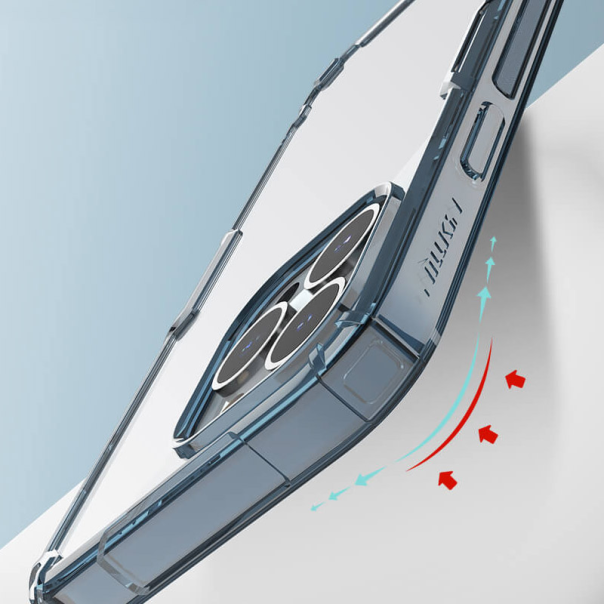 Maska za iPhone 13 Pro Nillkin Nature Pro plava - 054877