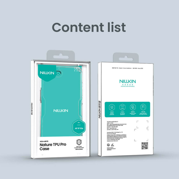 Maska za iPhone 16e Nillkin Nature Pro bela - 617291