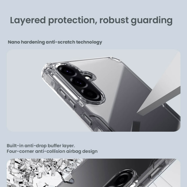 Maska za Samsung A56 5G/ A566B Nillkin Nature Pro transparent - 617046