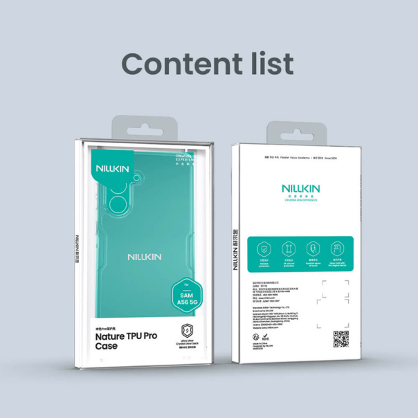 Maska za Samsung A56 5G/ A566B Nillkin Nature Pro transparent - 617046