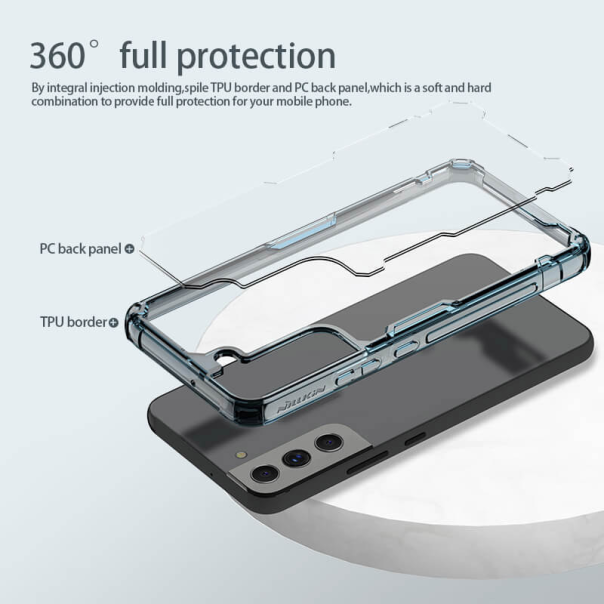 Maska za Samsung S22 Plus/ S906B Nillkin Nature Pro plava - 055726-1