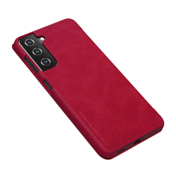 Maska za Samsung S21 Plus/ G99B / S30 Plus na preklop Nillkin Qin crvena - 049942