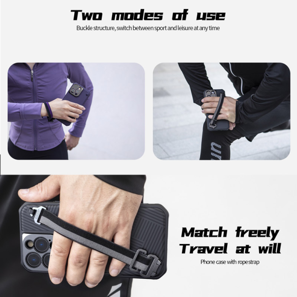 Maska za iPhone 14 Pro Max Nillkin Strap plava - 600383