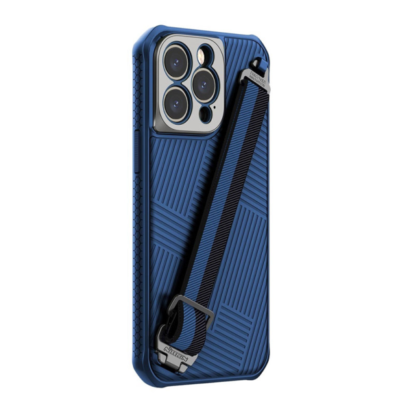 Maska za iPhone 14 Pro Max Nillkin Strap plava - 600383