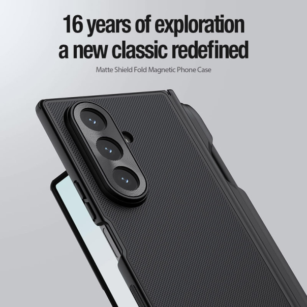 Maska Nillkin Super Frosted Shield Fold Magnetic (with Pen) Samsung Galaxy Z Fold 7 crna - 620970