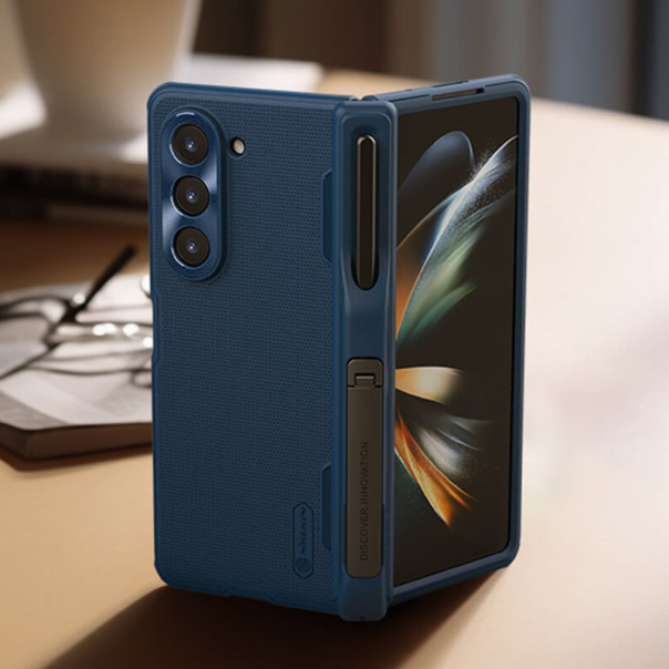 Maska za Samsung Galaxy Z Fold 5 5G/ F946B (sa otvorom za olovku) Nillkin Super Frosted Shield Fold zelena - 605070