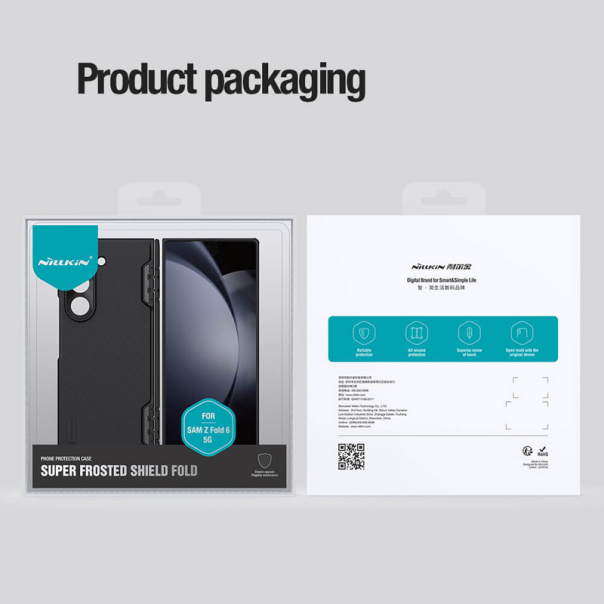 Maska za Samsung Galaxy Z Fold 6 5G/ F956B Nillkin Super Frosted Shield Fold crna - 613199