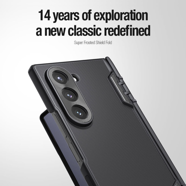 Maska za Samsung Galaxy Z Fold 6 5G/ F956B Nillkin Super Frosted Shield Fold crna - 613199