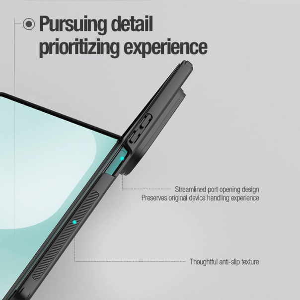 Maska za Samsung Galaxy Z Fold 7 5G/ F966B Nillkin Super Frosted Shield Fold crna - 620695