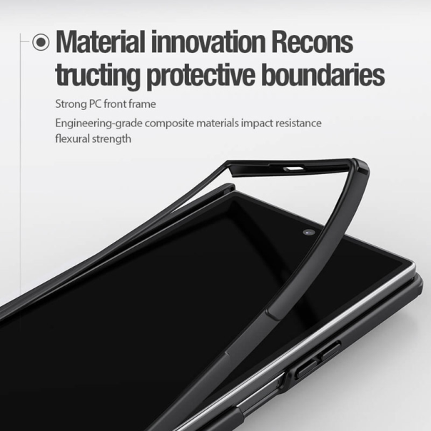 Maska za Samsung Galaxy Z Fold 7 5G/ F966B Nillkin Super Frosted Shield Fold crna - 620695