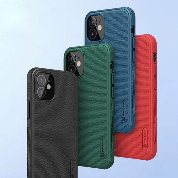 Maska za iPhone 12 mini Nillkin Super Frosted Shield Pro zelena - 046183