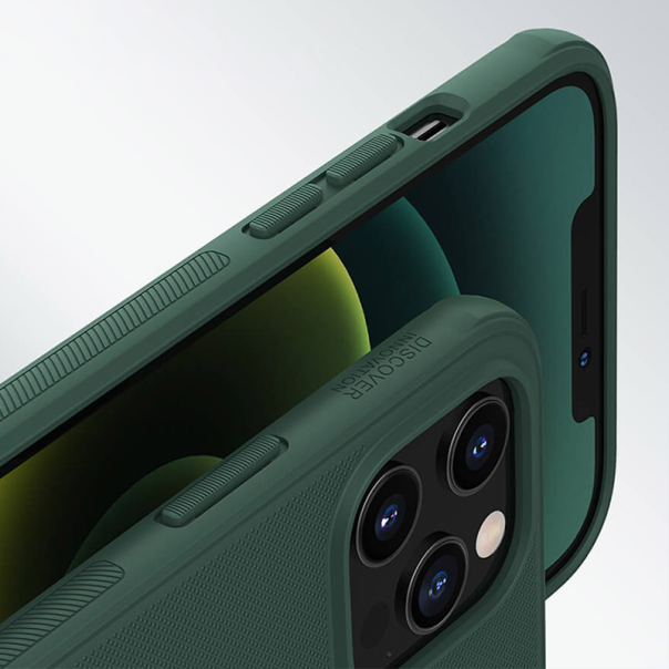 Maska za iPhone 12 Pro Max Nillkin Super Frosted Shield Pro zelena - 046191