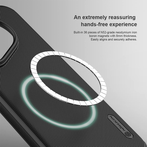 Maska za Huawei Pura 70 Pro/ Pura 70 Pro Plus Nillkin Super Frosted Shield Pro Magnetic crna - 612837