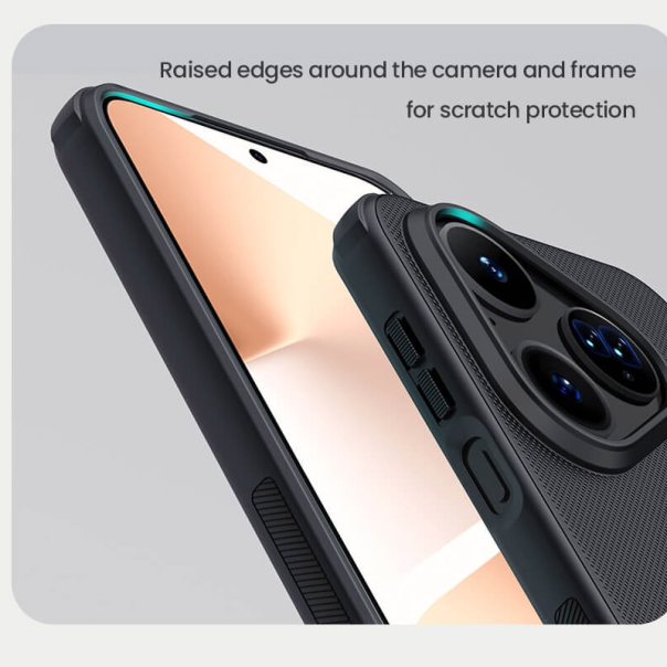 Maska za Huawei Pura 80 Nillkin Super Frosted Shield Pro Magnetic crna - 620000