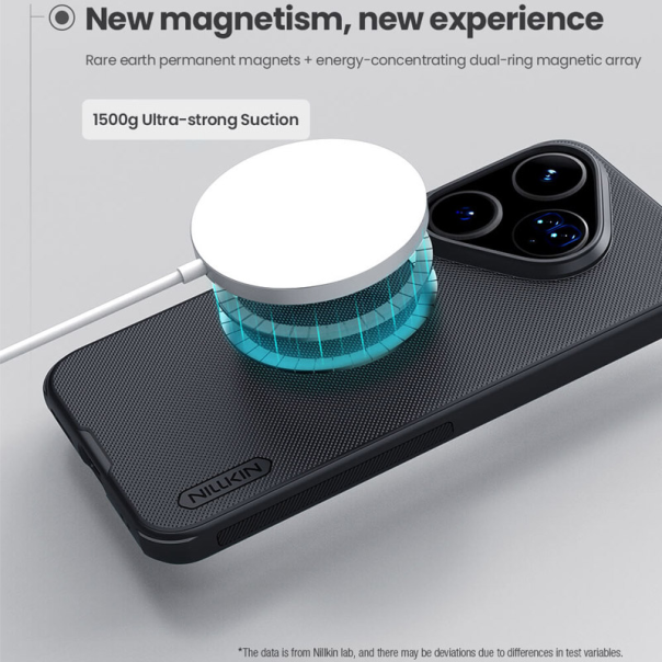 Maska za Huawei Pura 80 Nillkin Super Frosted Shield Pro Magnetic crna - 620000