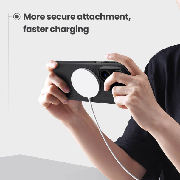 Maska za Huawei Pura 80 Nillkin Super Frosted Shield Pro Magnetic crna - 620000