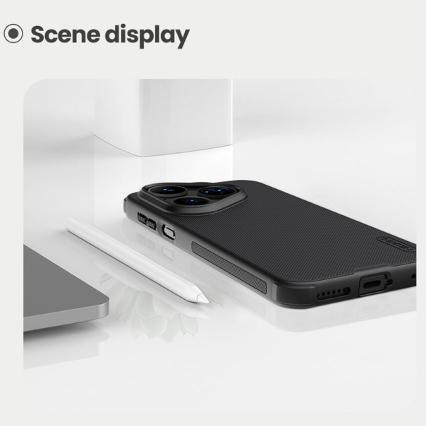 Maska za Huawei Pura 80 Nillkin Super Frosted Shield Pro Magnetic crna - 620000