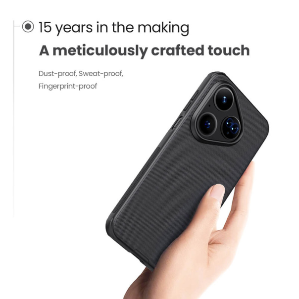 Maska za Huawei Pura 80 Nillkin Super Frosted Shield Pro Magnetic crna - 620000