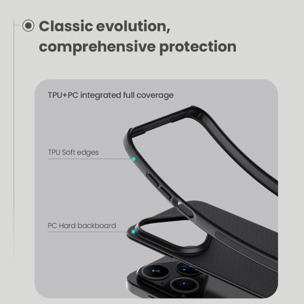 Maska za Huawei Pura 80 Pro/ 80 Pro Plus Nillkin Super Frosted Shield Pro Magnetic crna - 620001