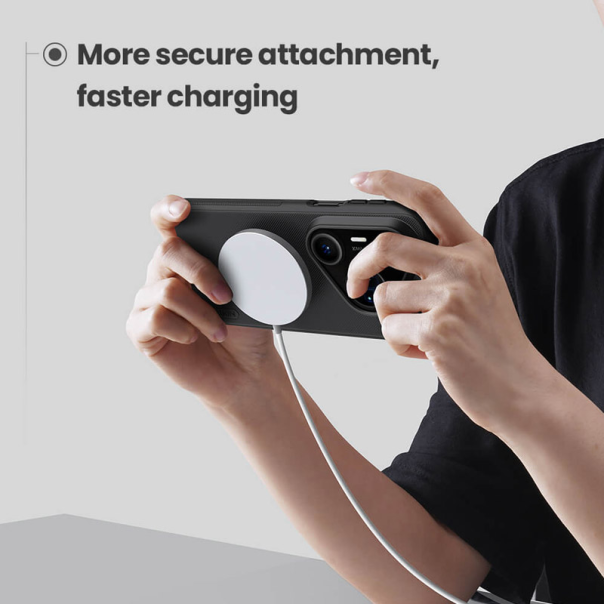 Maska za Huawei Pura 80 Pro/ 80 Pro Plus Nillkin Super Frosted Shield Pro Magnetic crna - 620001