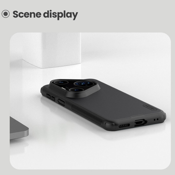 Maska za Huawei Pura 80 Pro/ 80 Pro Plus Nillkin Super Frosted Shield Pro Magnetic crna - 620001