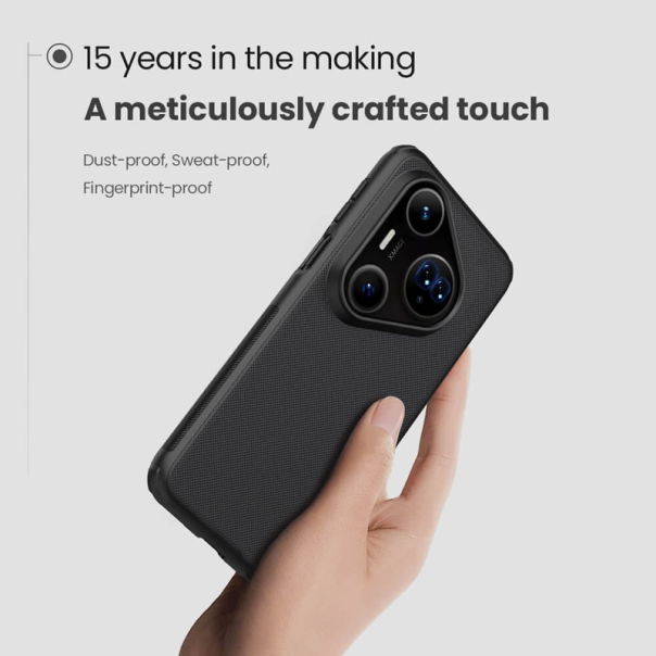 Maska za Huawei Pura 80 Pro/ 80 Pro Plus Nillkin Super Frosted Shield Pro Magnetic crna - 620001