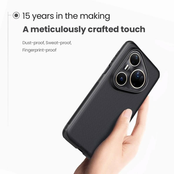 Maska za Huawei Pura 80 Ultra Nillkin Super Frosted Shield Pro Magnetic crna - 620002