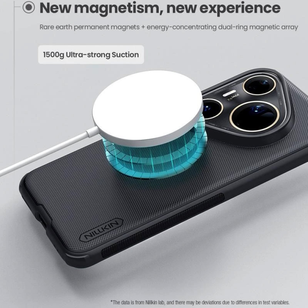 Maska za Huawei Pura 80 Ultra Nillkin Super Frosted Shield Pro Magnetic crna - 620002