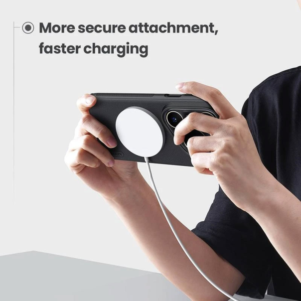 Maska za Huawei Pura 80 Ultra Nillkin Super Frosted Shield Pro Magnetic crna - 620002