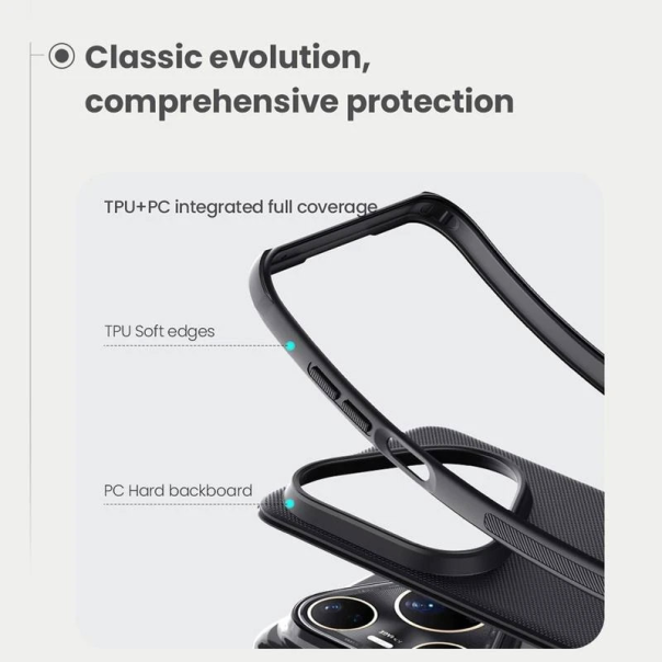 Maska za Huawei Pura 80 Ultra Nillkin Super Frosted Shield Pro Magnetic crna - 620002