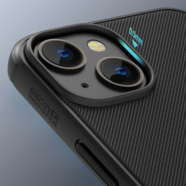 Maska za iPhone 15 Plus Nillkin Super Frosted Shield Pro Magnetic crna - 604052