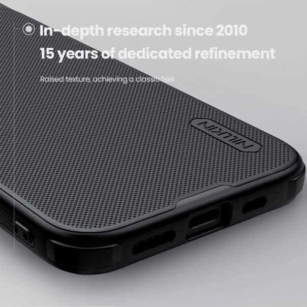 Maska za iPhone 16e Nillkin Super Frosted Shield Pro Magnetic crna - 617289