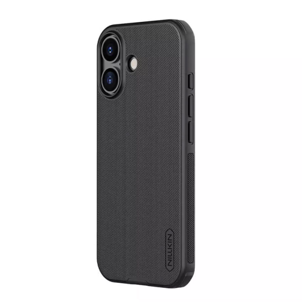 Maska za iPhone 17 (bez otvora za logo) Nillkin Super Frosted Shield Pro Magnetic crna - 620524