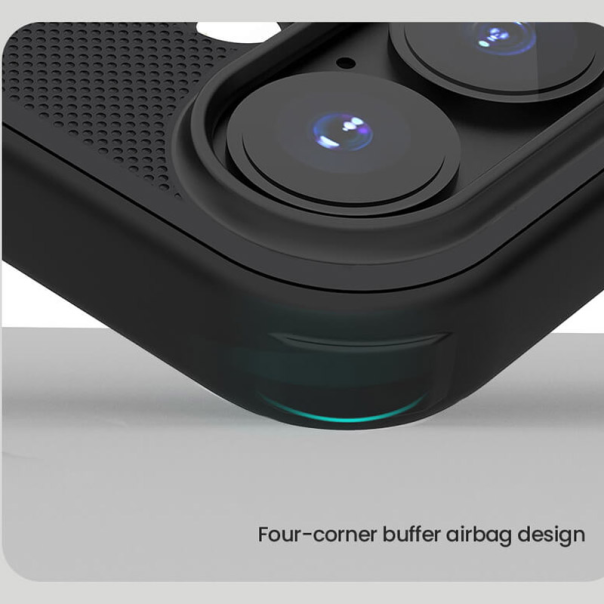 Maska za iPhone 17 (bez otvora za logo) Nillkin Super Frosted Shield Pro Magnetic crna - 620524